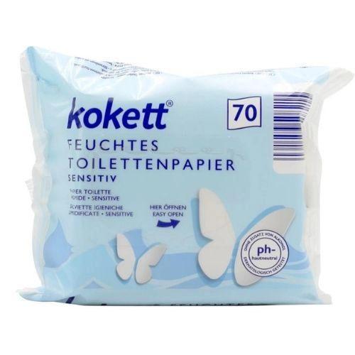 Влажная туалетная бумага Kokett Sensitiv 70 шт. (17727089)