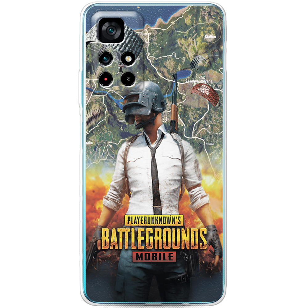 Чохол BoxFace Poco M4 Pro 5G PUBG Mobile Прозорий силікон (43742-up2309-43742)