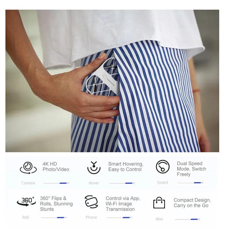 Квадрокоптер міні JJRC H107 з камерою для початківців Білий (1809) - фото 4 Квадрокоптер міні JJRC H107 з камерою для початківців Білий (1809) - фото 4