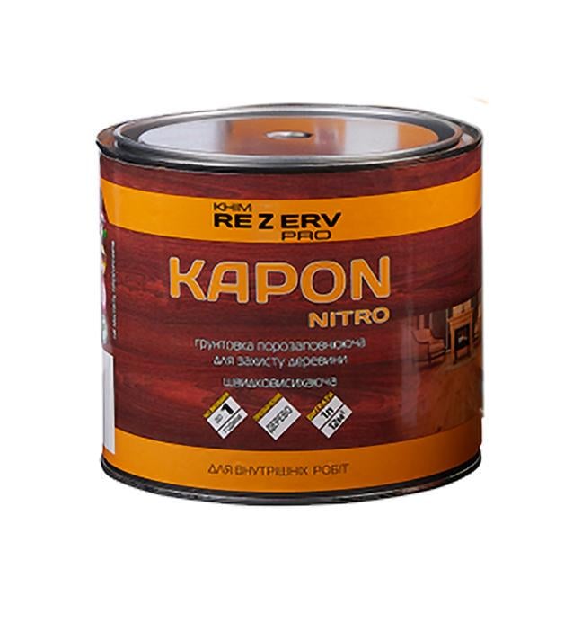 Грунтовка для захисту деревини порозаповнююча KAPON Khimrezerv PRO 1,8 кг 1,95 л