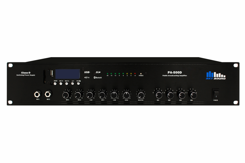 Трансляционный усилитель мощности Sky Sound PA-500D 4-ZONE