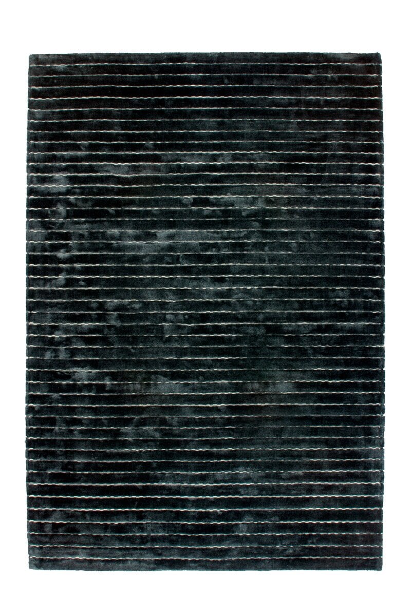 Ковёр с плоским ворсом в полоску Kayoom Prime 110 Антрацит/Серый (6UBPF-160-230)