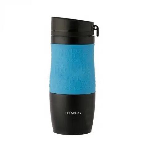 Термокружка Edenberg EB-625 с двойными стенками и силиконовым держателем 380 мл (EB-625-2)