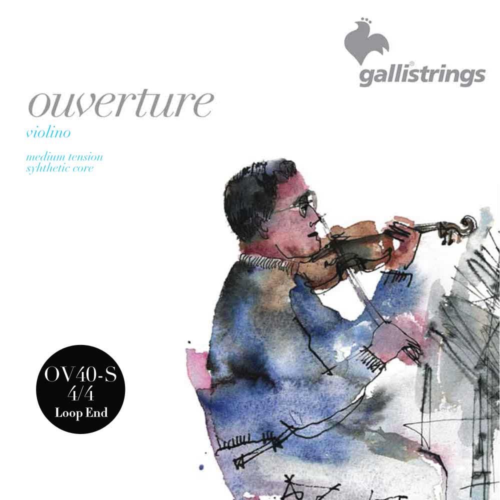 Струны для скрипки Gallistrings OV40LP-S 4/4 Ouvertune/MEDIUM/Synthetic (25491731)