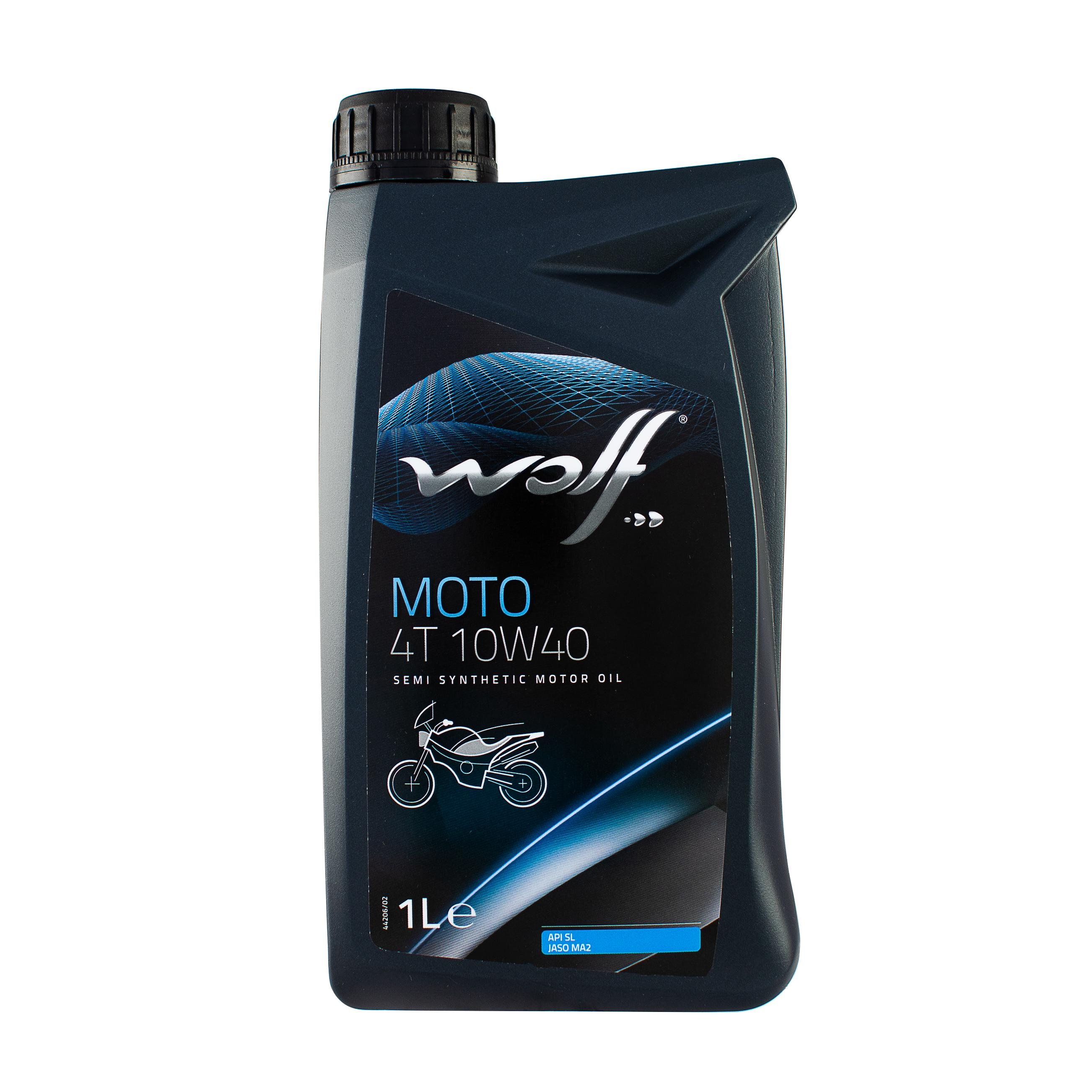 Масло моторное Wolf Moto 4T 10W40 1 л - фото 1