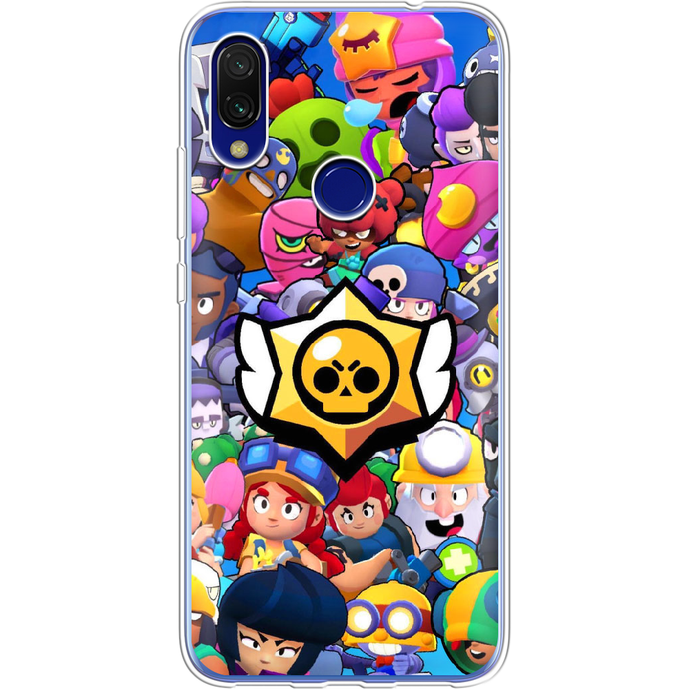Чохол Boxface Xiaomi Redmi 7 Brawl Stars Прозорий силікон (36506-up2389-36506)