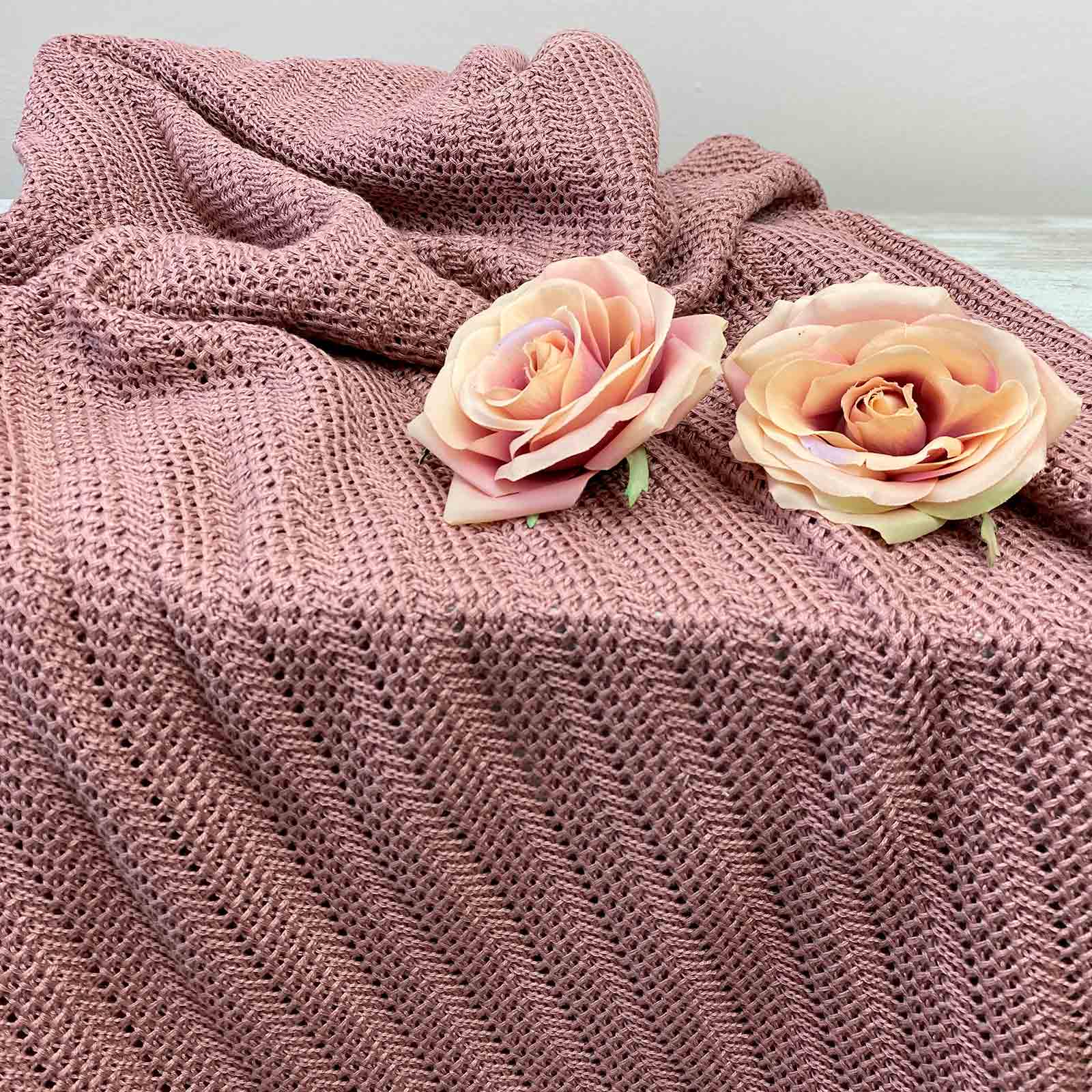 Плед Лука полоска 130х170 см Темно-розовый - фото 6 Плед Лука полоска 130х170 см Темно-розовый - фото 6