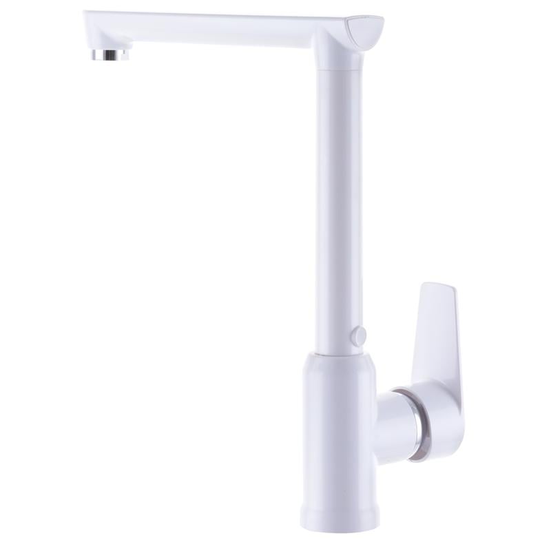 Смеситель для кухни PLAMIX Mario-017 c подводки White (PM0608)