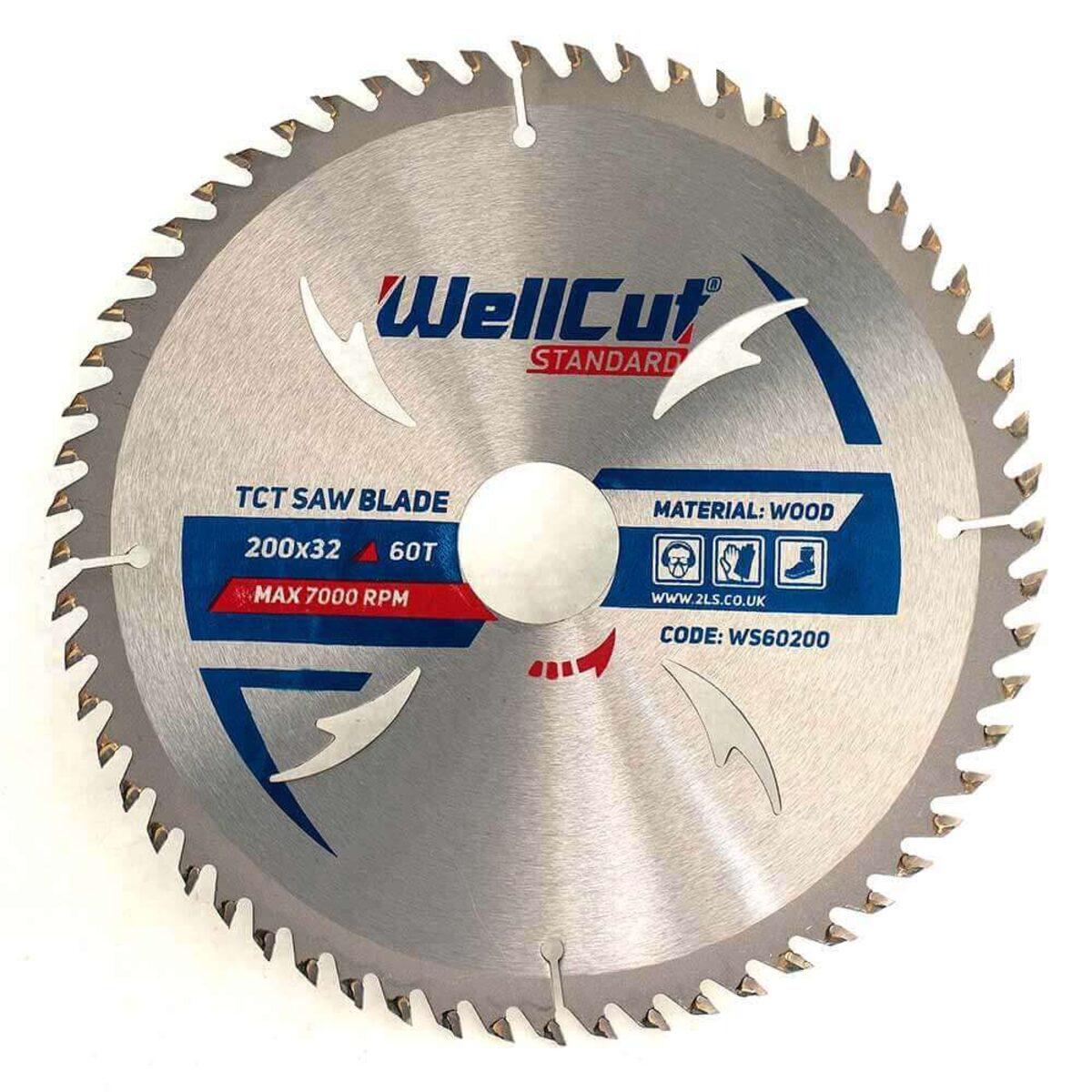 Пильный диск по дереву WellCut Standard 200х32 мм 60T 50 шт. (018040)