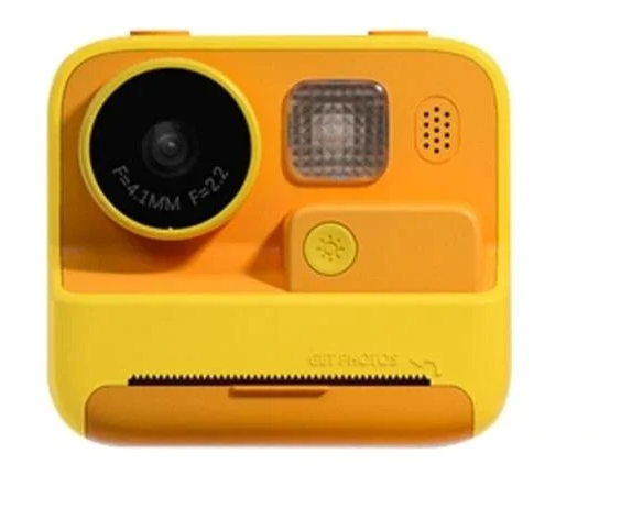 Фотокамера детская K27 с моментальной печатью Yellow