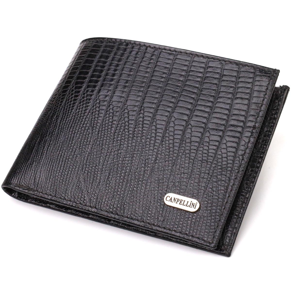 Портмоне мужское кожаное Canpellini 21868 Черный (55647)