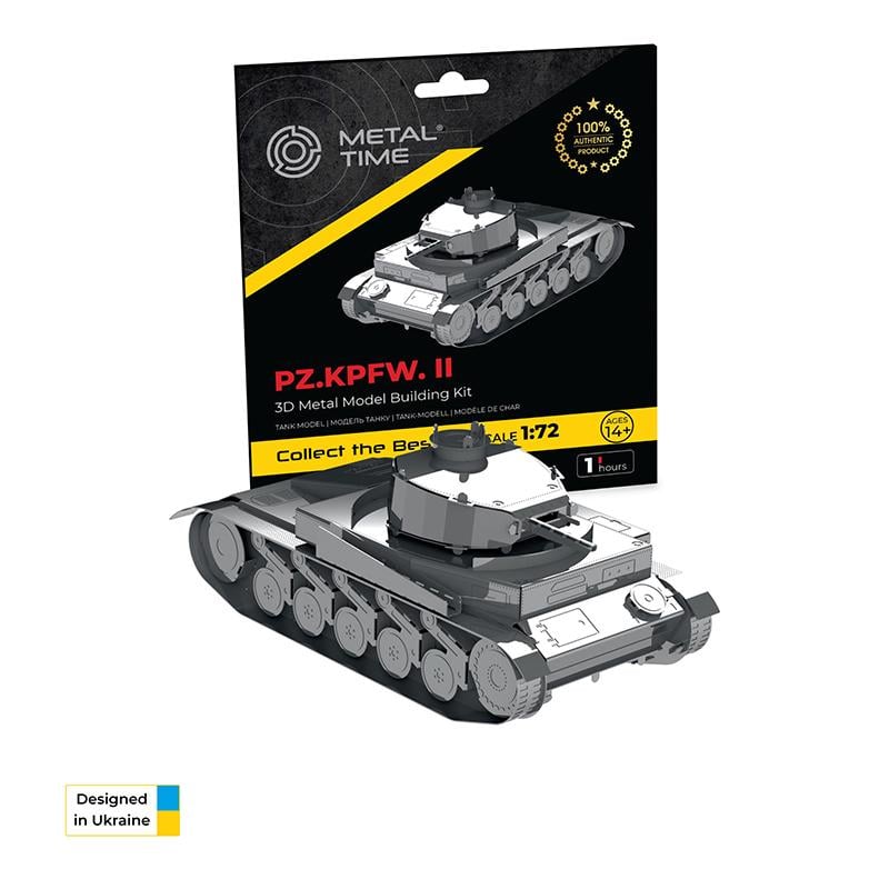 Конструктор METAL-TIME Pz.Kpfw II MT060 колекційна модель (3031512) - фото 6