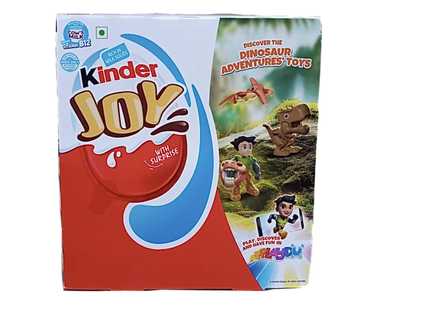 Шоколад Kinder Joy Пригоди динозаврів 24 шт. Шоколад Kinder Joy Пригоди динозаврів 24 шт.