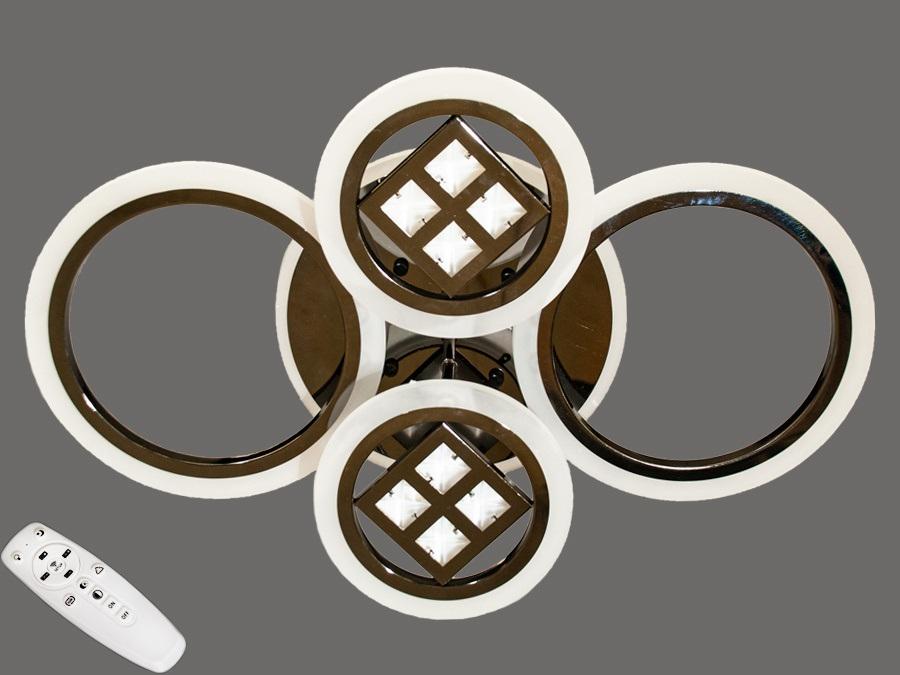 Люстра потолочная Octav с диммером и LED подсветкой 90 Вт (AD8200/2+2BHR LED)