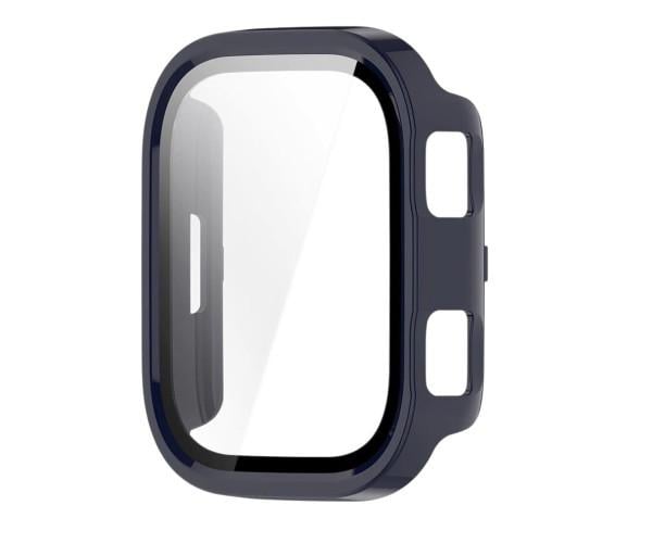 Чехол с защитным стеклом Protective Cover with Glass для Amazfit Bip Max Синий
