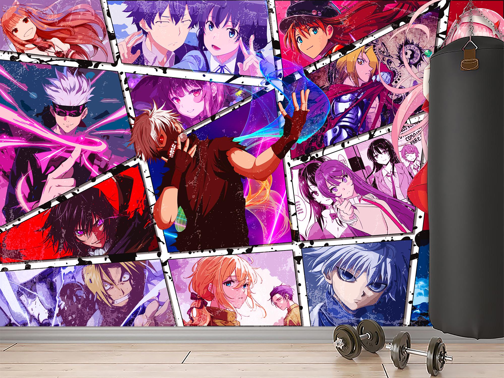 Фотообои флизелиновые с персонажами аниме 285х190 см (SPF-132/4)