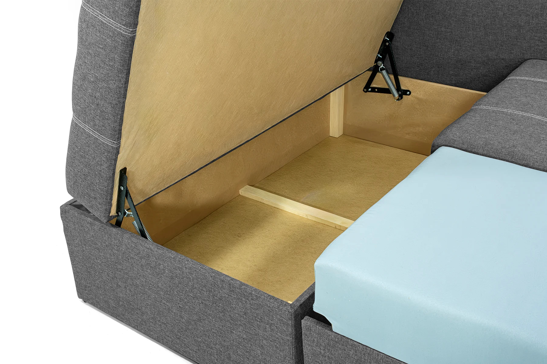 Диван угловой Франклин 225х165 см Серый (28118881) - фото 7