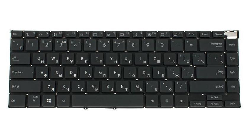 Клавиатура для ноутбука Asus UX5400 rus без фрейма/подсветки клавиш Blue (170091)