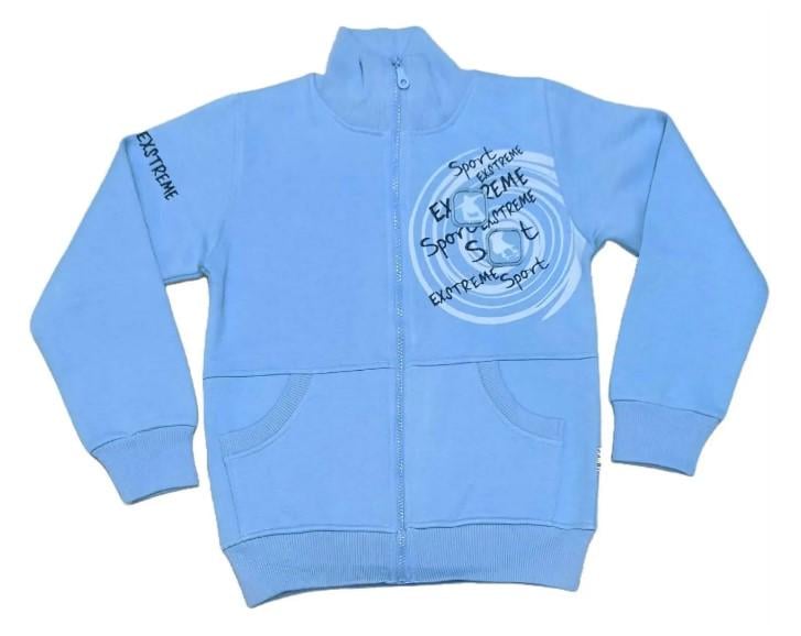 Кофта на хлопчика Паркур GABBI р. 34 128-134 см Блакитний