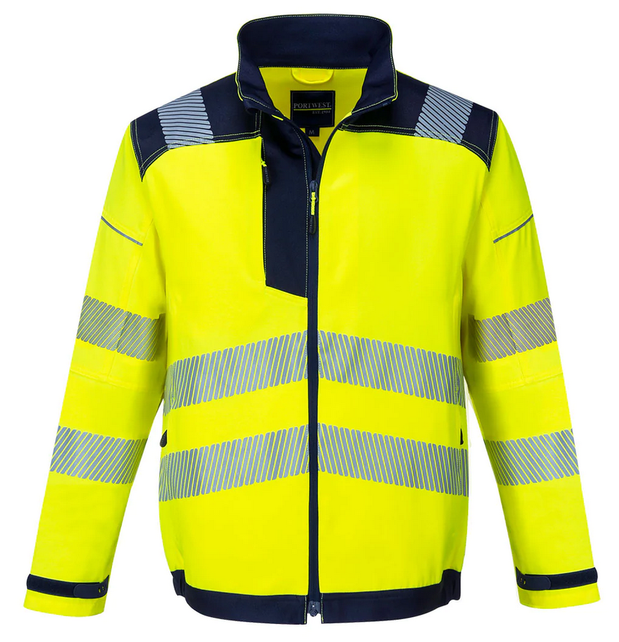 Куртка сигнальна PORTWEST T500 PW3 Hi Vis Work Jacket M Жовто-темно-синій (T500YNRM)