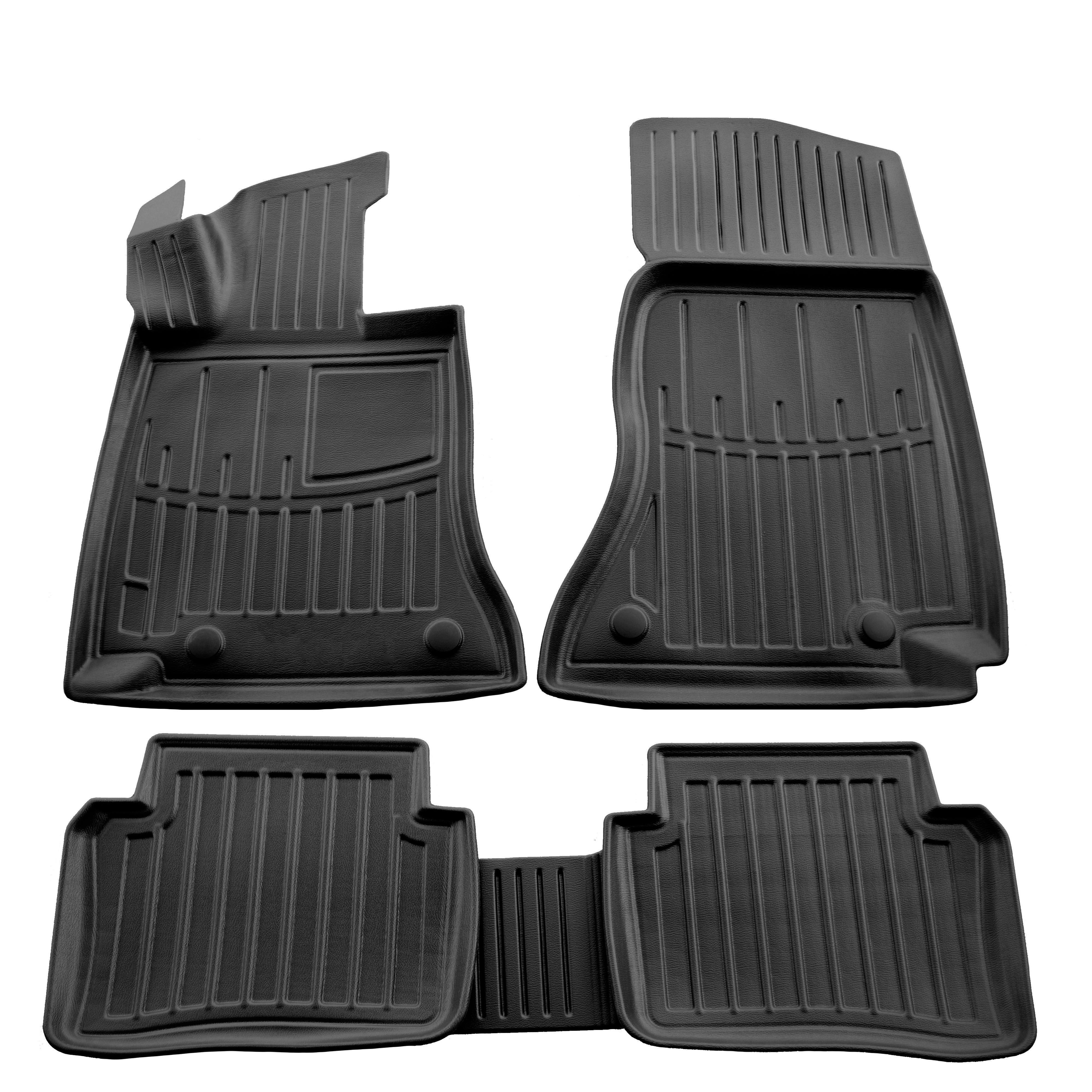 Коврики Stingray 3D для Mercedes C-class W206 2022- рр. полиуретан 5 шт. Черный (158311)