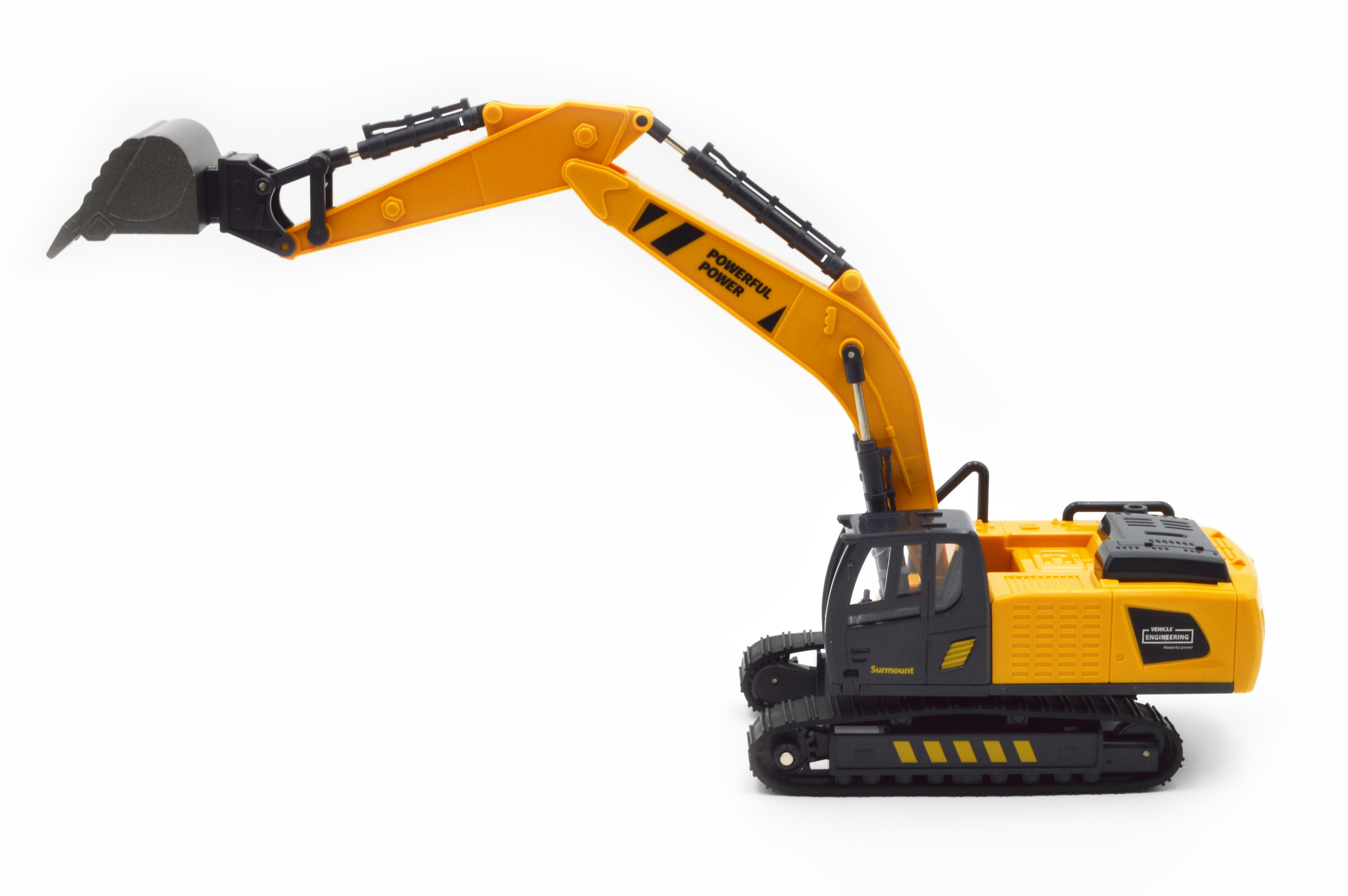 Модель гусеничный экскаватор CLM 23A металлический ковш - фото 2