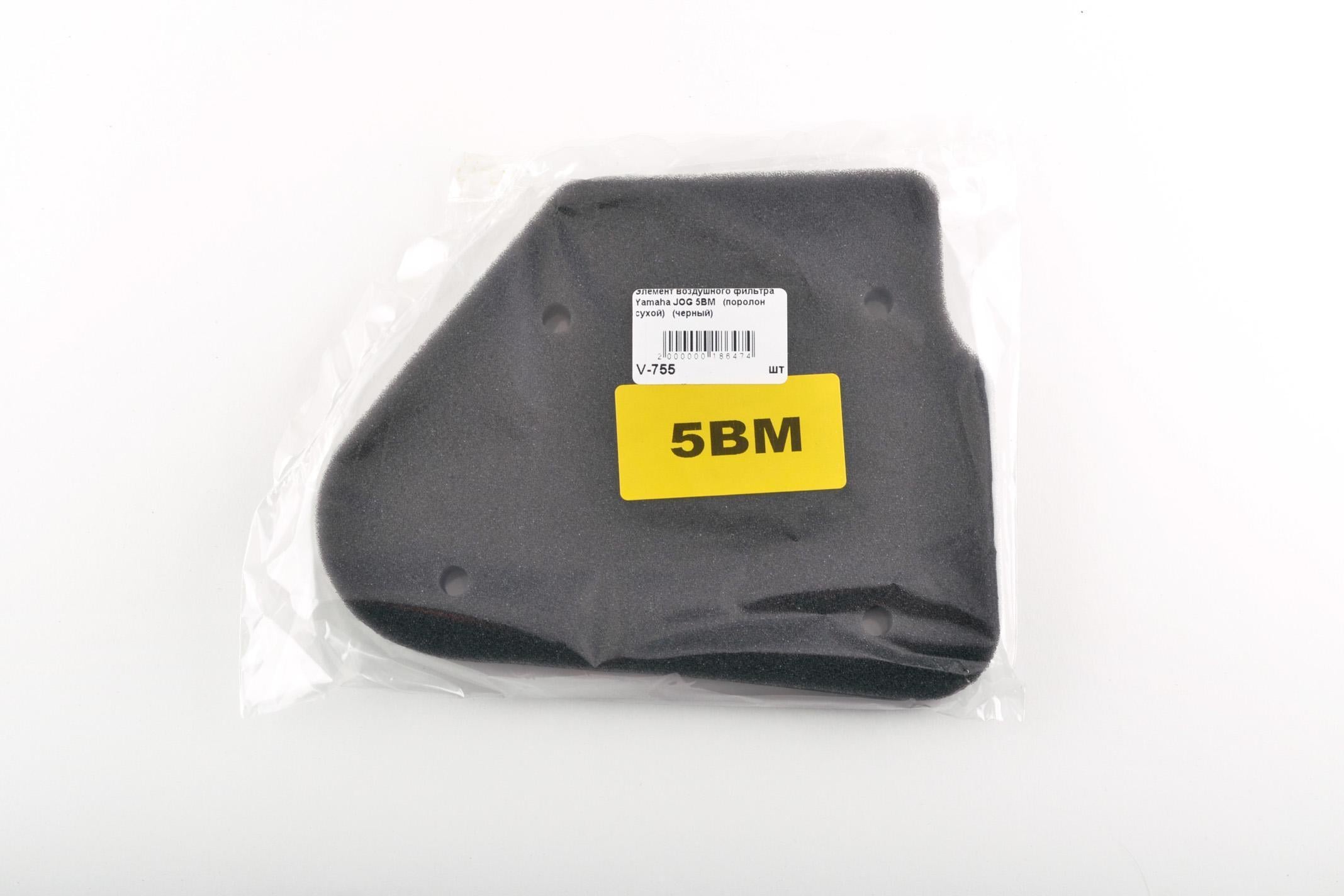 Элемент воздушного фильтра для Yamaha JOG 5BM Черный (V-176960)