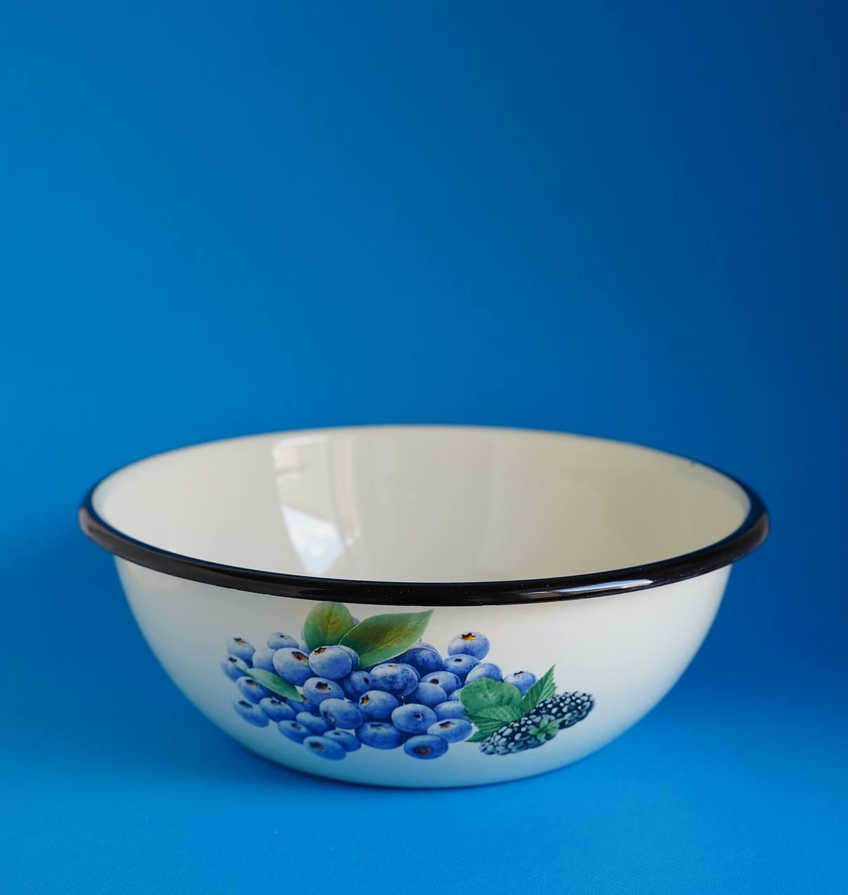 Миска Idilia Лохина 4 л Молочний (I0314/2мголуб) - фото 2 Миска Idilia Лохина 4 л Молочний (I0314/2мголуб) - фото 2