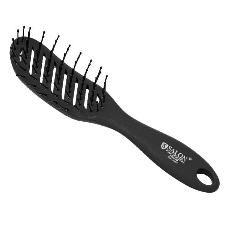 Стилетная продувная расческа Salon Professional Черный (18045P)