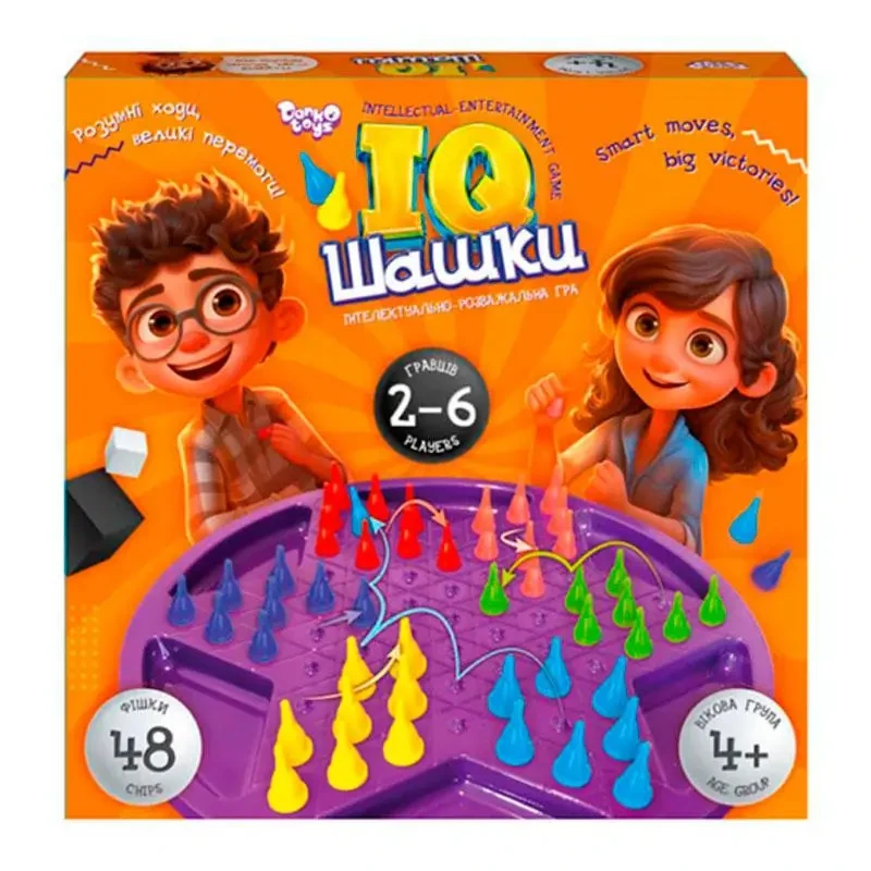 Настільна гра IQ Шашки DankoToys (IQCh-01)