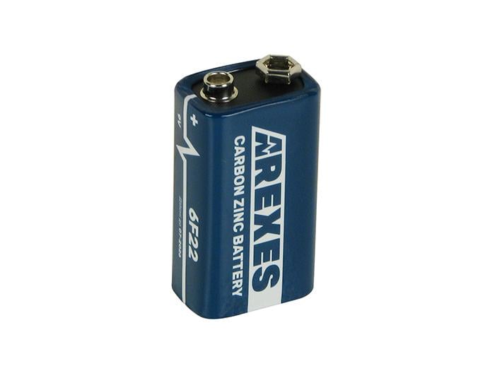 Батарейка крона Arexes 6F22/9V 1,5V цинк карбон