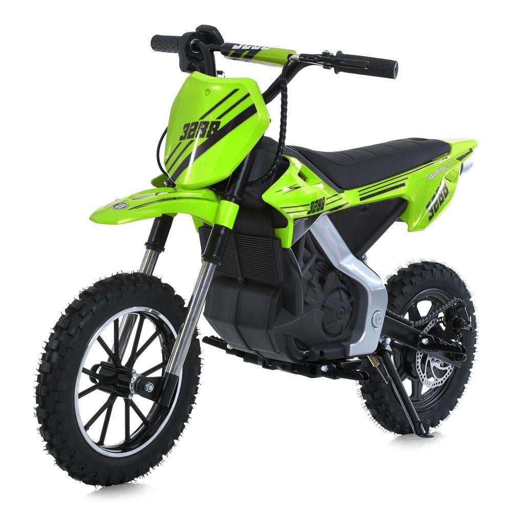 Дитячий електромотоцикл Bambi M 6076AL 2-колісний 350W Зелений