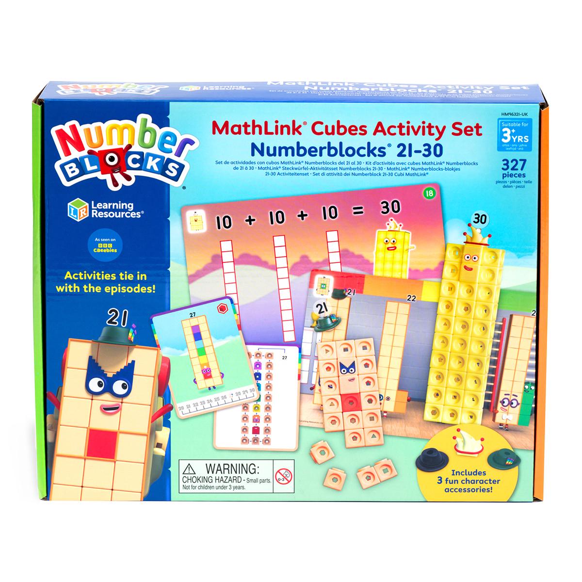 Ігровий набір навчальний Learning Resources Numberblocks Вчимося рахувати 21 30 MathLink (HM96321-UK-ks)