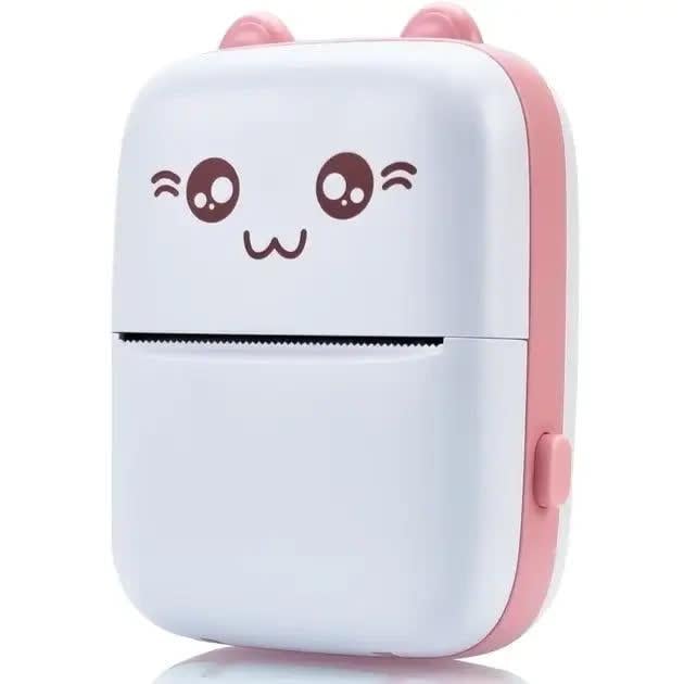 Термопринтер портативный детский Mini Printer с рулоном термобумаги (С9)