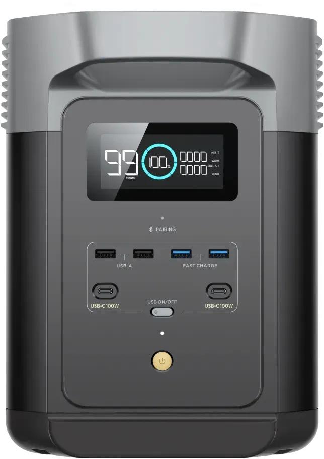Портативная зарядная станция EcoFlow DELTA 2 1024 Вт·ч LiFePO4 Wi-Fi Bluetooth международная версия ZMR330-SA