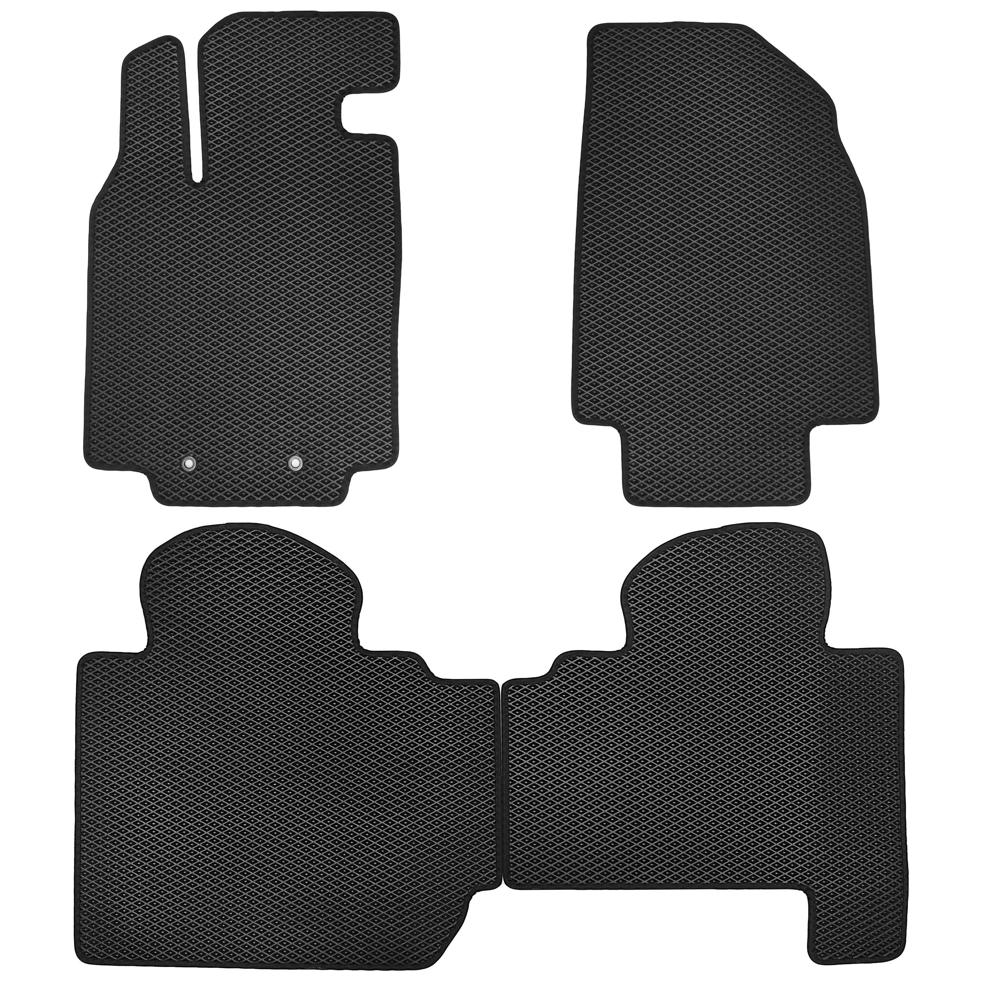 Коврики в салон для Mazda CX-9 '08-16 EVA-полимерные Черный (150284)