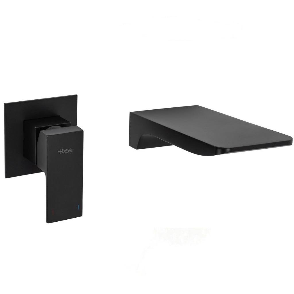 Смеситель для умывальника CUBO REA MASON B0690 reac-00000000453 настенный однорычажный Черный (165188) Смеситель для умывальника CUBO REA MASON B0690 reac-00000000453 настенный однорычажный Черный (165188)