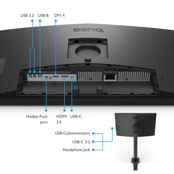 Монитор BenQ PD2706RU (9H.LLKLB.QBE) - фото 8