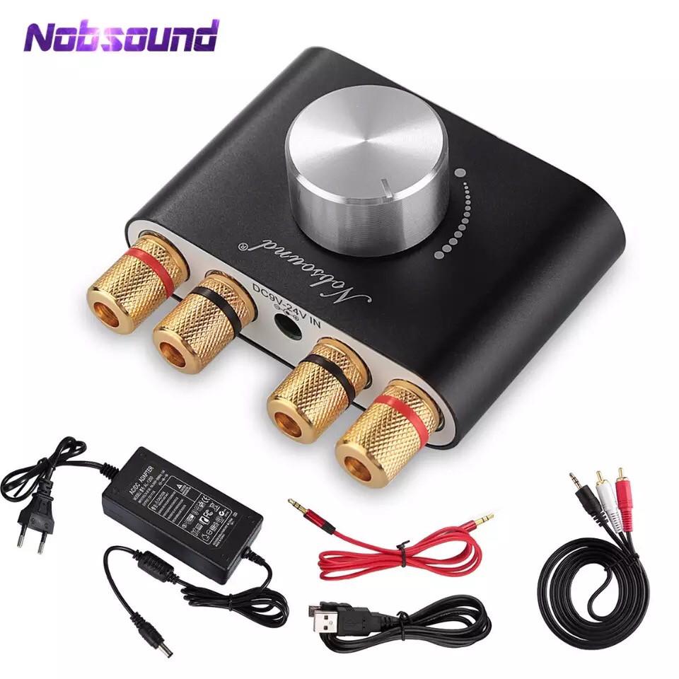 Усилитель мощности звука NOBSOUND NS-01G Pro HI-FI 2х50 Вт Bluetooth (NS-01G) - фото 14