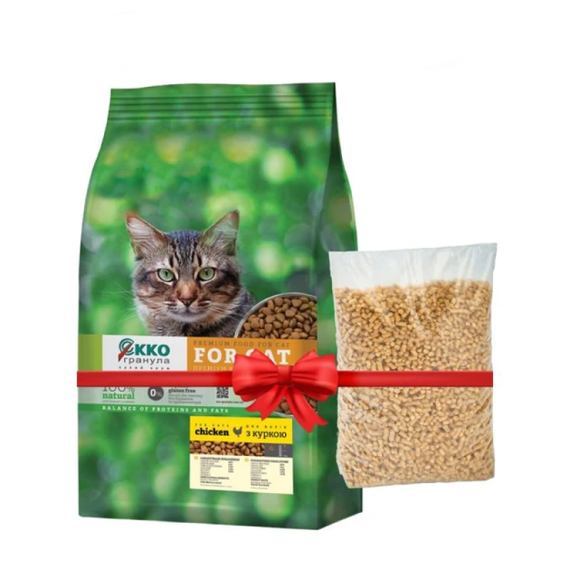 Корм преміум Екко-гранула для котів з куркою 10 кг з наповнювачем 3 кг (20990347) - фото 2 Корм преміум Екко-гранула для котів з куркою 10 кг з наповнювачем 3 кг (20990347) - фото 2