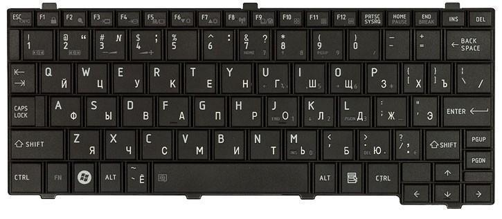 Клавиатура для ноутбука Dell Latitude XT2 с указателем Point Stick с подсветкой Light Black