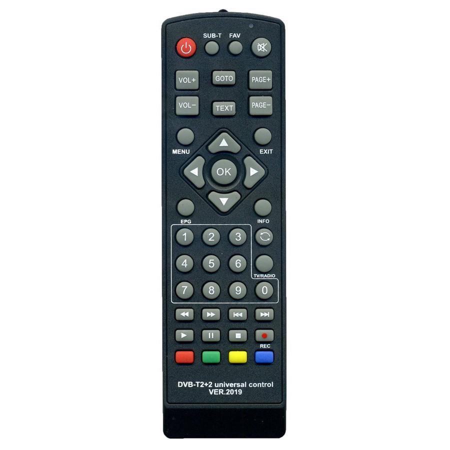 Пульт для DVB-T2 тюнера Huayu ver.2019 для DVB-T2+2 (4609)