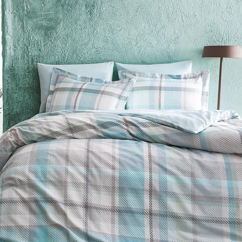 Постельное белье Tivolyo Home Scotch делюкс сатин евро