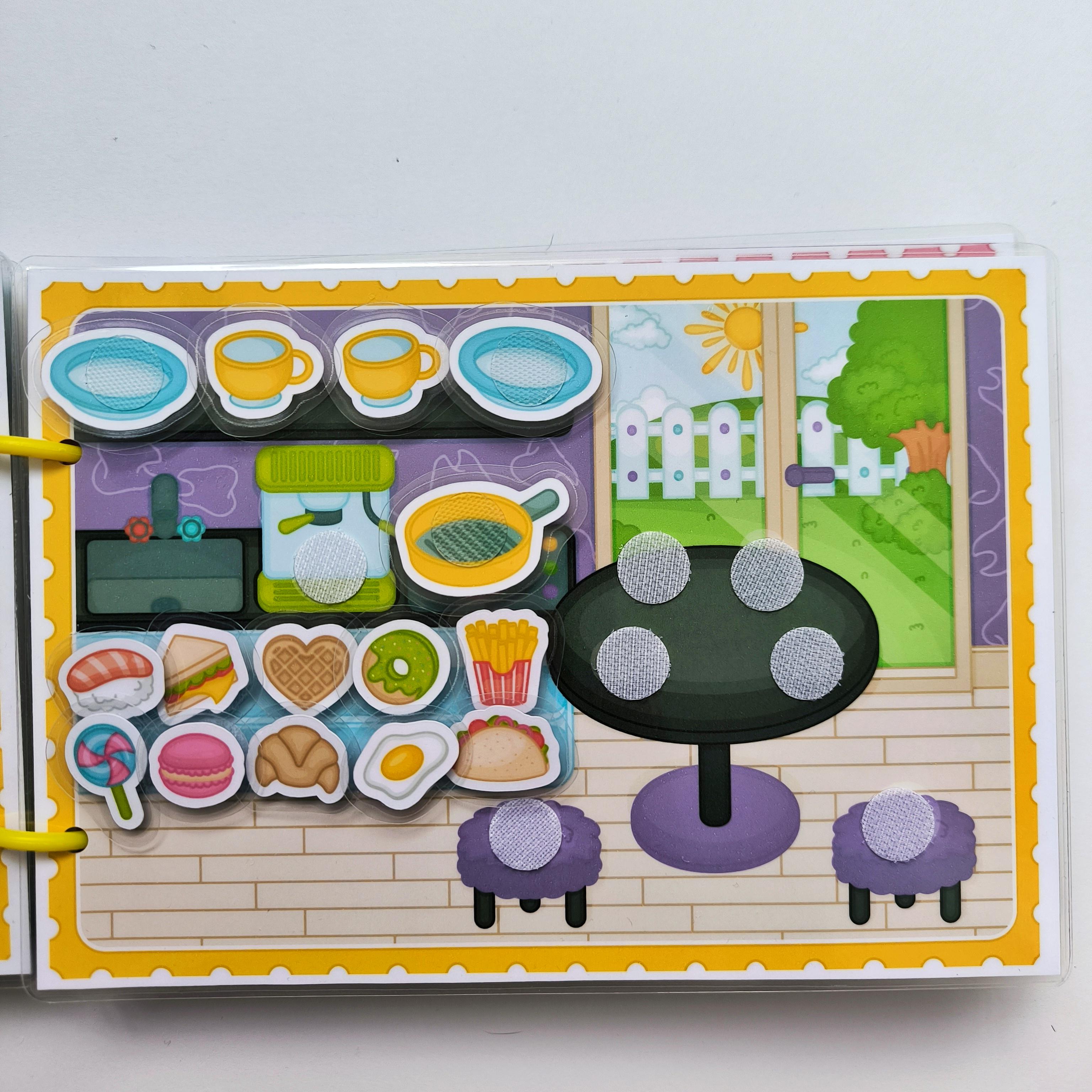 Книга на липучках Лабубу розвивающая (LP-0057) - фото 7 Книга на липучках Лабубу розвивающая (LP-0057) - фото 7