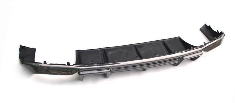 Диффузор заднего бампера DDCarbon V1 для S-Line SD 2012-2016 DDCarbon для Audi A3 2012-2020 гг. натуральный карбон (133004)