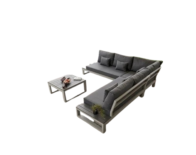 Комплект уличной мягкой мебели Loft на металлическом каркасе для террасы (KS-1350)