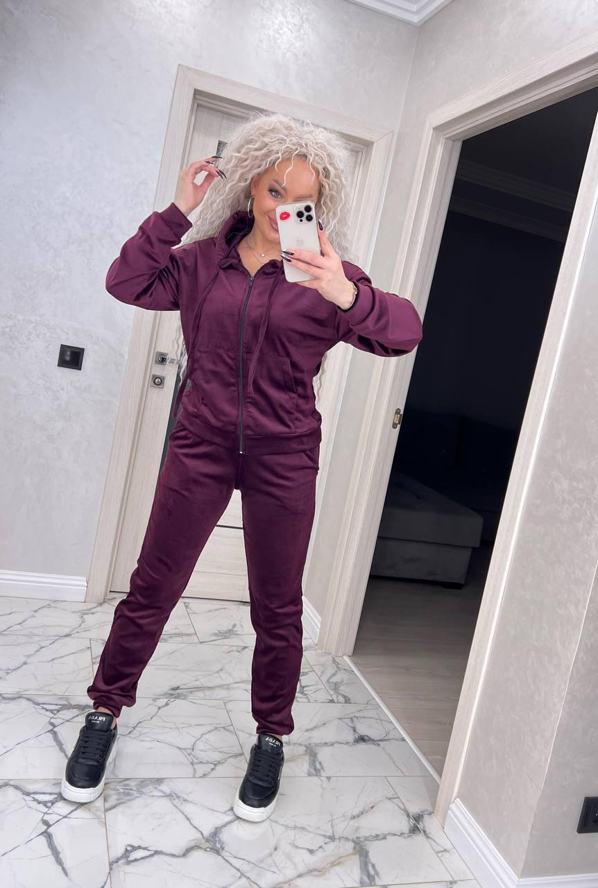 Костюм женский Delux L Бордовый (2818) - фото 10