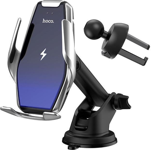 Автодержатель Hoco S14 с беспроводным зарядным устройством (36432) Автодержатель Hoco S14 с беспроводным зарядным устройством (36432)