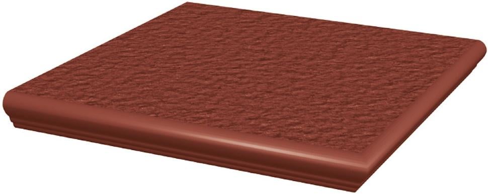 Ступень с капиносом угловая Paradyz Natural Duro 33x33 см Rosa (2144)