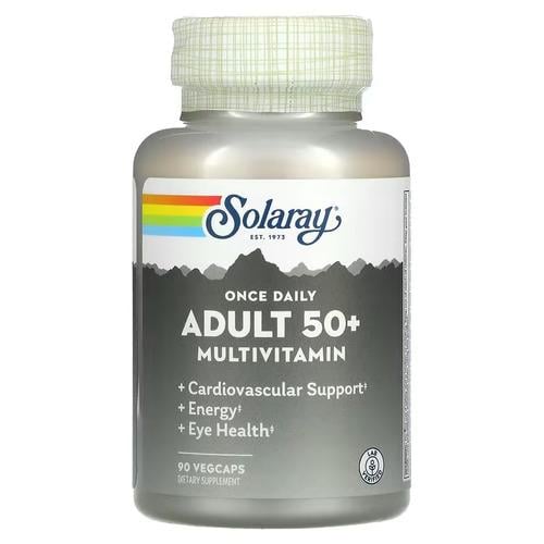 Витамины для возраста 50+ Solaray Once Daily Multivitamin 90 VegCaps (SOR-98679)